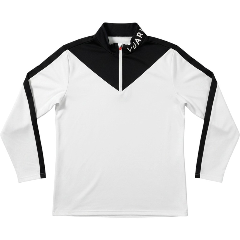 Vuarnet Bryce Men's XL Ski Pullover Black White 1/4 Zip Stretch SMF21349